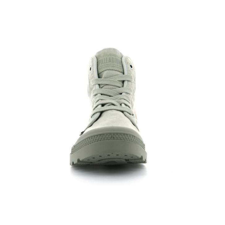 Palladium Pampa Hi Men's Boots Light Grey | UK F514-BVM